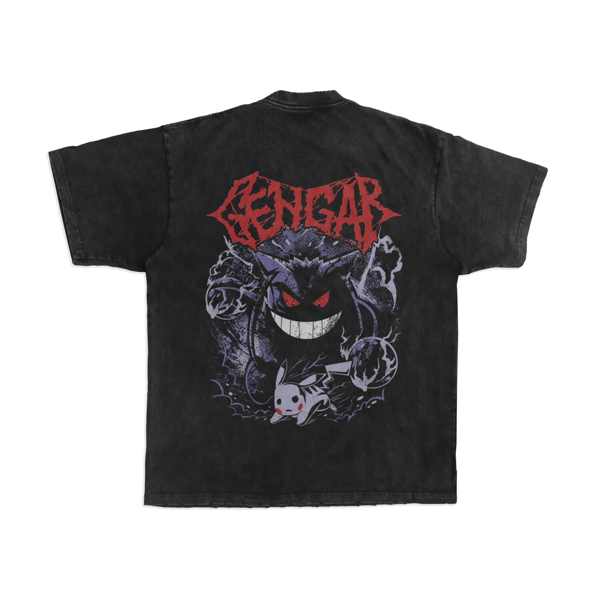 Gengar -Pokemon Stone-washed